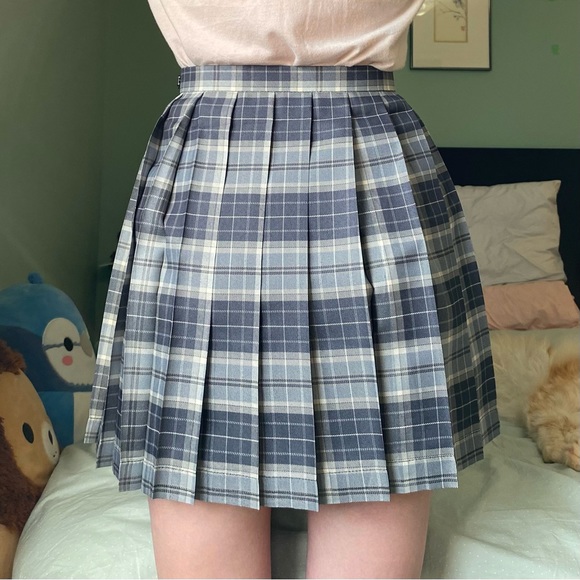 Plaid pleated skirt - Picture 4 of 9